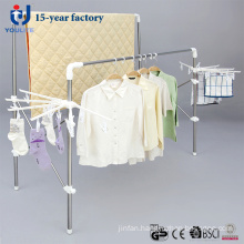 New Design Stainless Steel Double Pole Telescopic Clothes Hanger